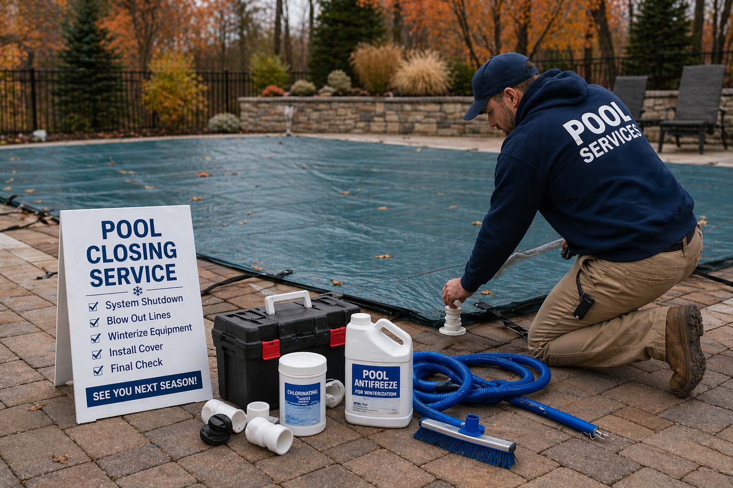 Pool Closing and Winterization Service - AquaLock Hydro Solutions
